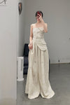 marc le bihanless strap jacket 2643 off White rice white